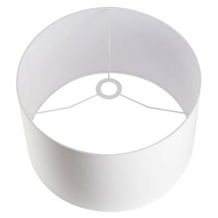 BIG WHITE FENDA, stínidlo, kulaté, bílé, pr./v 45,5/28 cm 156111