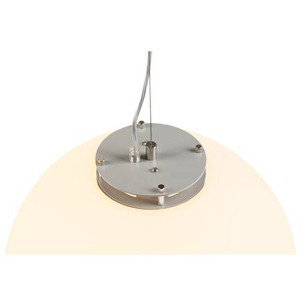 BIG WHITE ROTOBALL 40, závěsné svítidlo, TC-(D,H,T,Q)SE, stříbrošedé/bílé, pr. 40 cm, max. 24 W 165410