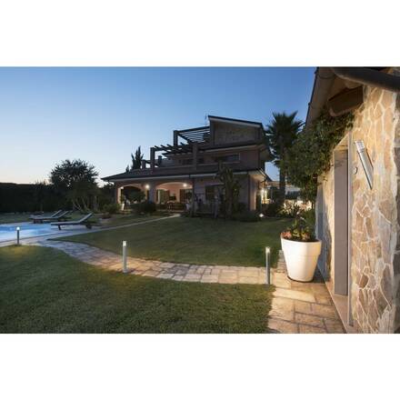 BIG WHITE TRUST 60, venkovní stojací lampa, LED, 3000K, IP55, nerezová ocel 316, pr./V 6/60 cm, 8,6 W 228110