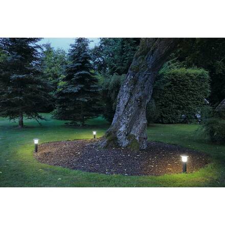 BIG WHITE ALPA MUSHROOM 40, venkovní stojací lampa, TC-(D,H,T,Q)SE, IP55, šedý kámen, pr./V 16/40 cm, max. 24 W 228935