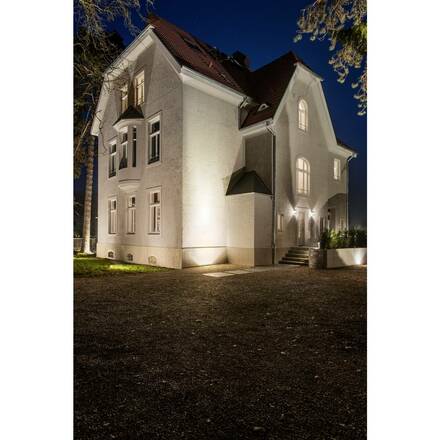 BIG WHITE DASAR 225, venkovní zapuštěné podlahové svítidlo, LED, 3000K, IP67, nerezová ocel 316, asymetrické, 34 W 229383