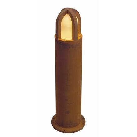 BIG WHITE RUSTY CONE 70, venkovní stojací lampa, TC-DSE, IP54, kulatá, rezavé železo, pr./V 15/70 cm, max. 11 W 229432