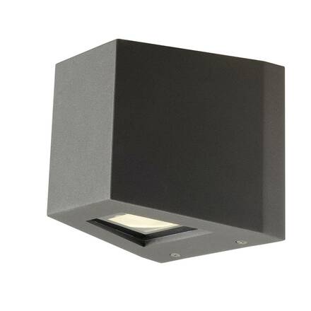 BIG WHITE OUT-BEAM, venkovní nástěnné svítidlo, LED, 3000K, Beam up/Flood down, antracit 229665