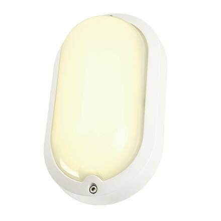 BIG WHITE TERANG 2, venkovní nástěnné a stropní svítidlo, LED, 3000K, IP44, oválné, bílé, max. 11 W 229931