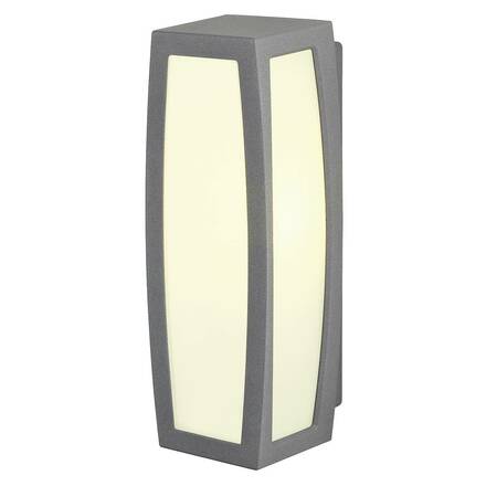 BIG WHITE MERIDIAN BOX, venkovní nástěnné svítidlo, TC-(D,H,T,Q)SE, antracit, max. 20 W, se senzorem 230085