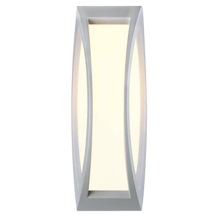BIG WHITE MERIDIAN 2, venkovní nástěnné a stropní svítidlo, TC-(D,H,T,Q)SE, IP54, stříbrošedé, max. 25 W 230444
