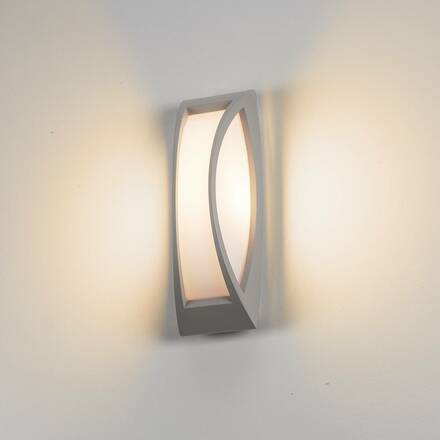 BIG WHITE MERIDIAN 2, venkovní nástěnné a stropní svítidlo, TC-(D,H,T,Q)SE, IP54, stříbrošedé, max. 25 W 230444