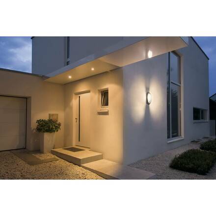BIG WHITE MERIDIAN 2, venkovní nástěnné a stropní svítidlo, TC-(D,H,T,Q)SE, IP54, antracit, max. 25 W 230445