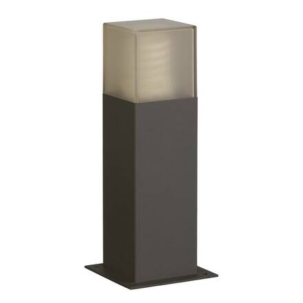 BIG WHITE GRAFIT 30, venkovní stojací lampa, TC-DSE, IP44, antracit, úsporná žárovka, D/Š/V 12/12/30 cm, max. 11 W 231215