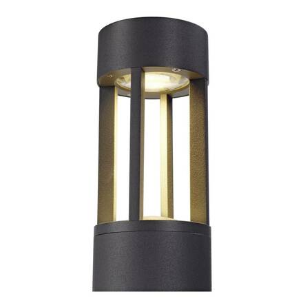 BIG WHITE SLOTS 65, venkovní stojací lampa, LED, 3000K, kulatá, antracit, pr./V 9/66,5 cm, 7 W 231455