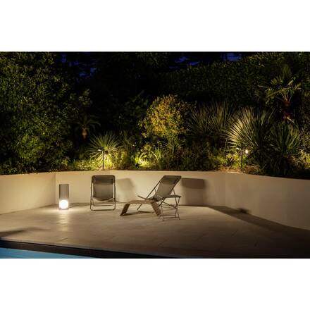 BIG WHITE SITRA SL 360, venkovní stojací lampa, dvě žárovky, TCR-TSE, IP44, antracit, max. 18 W 231505
