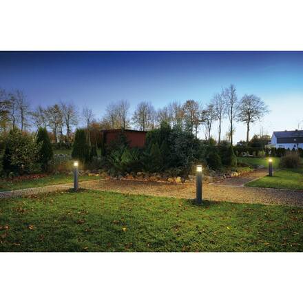 BIG WHITE F-POL, venkovní stojací lampa, TC-(D,H,T,Q)SE, IP54, kulaté, antracit, max. 20 W 231595