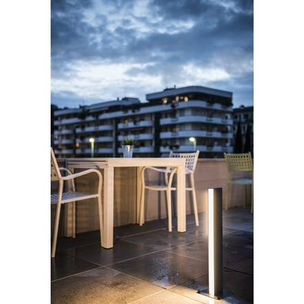 BIG WHITE H-POL, svítidlo pro osvětlení cest a stojací lampa, jedna žárovka, LED, 3000K, antracit, D/Š/V 16,5/16,5/66 cm 232165