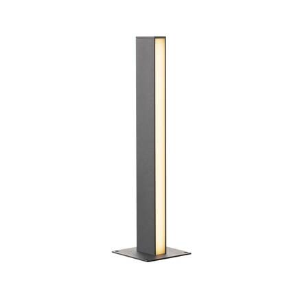 BIG WHITE H-POL, svítidlo pro osvětlení cest a stojací lampa, dvě žárovky, LED, 3000K, antracit, D/Š/V 16,5/16,5/66 cm 232185