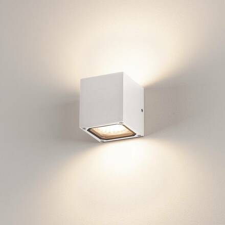 BIG WHITE SITRA CUBE, venkovní nástěnné svítidlo, TCR-TSE, IP44, bílé, max. 18 W 232531