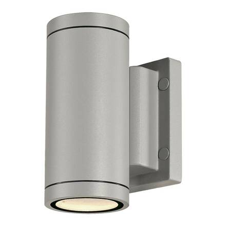 BIG WHITE MYRA, venkovní nástěnné svítidlo, QPAR51, IP55, up/down, stříbrošedé, max. 70 W 233114