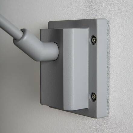BIG WHITE MYRA DISPLAY, venkovní nástěnné svítidlo, QPAR51, IP55, stříbrošedé, zaoblené, max. 50 W 233134