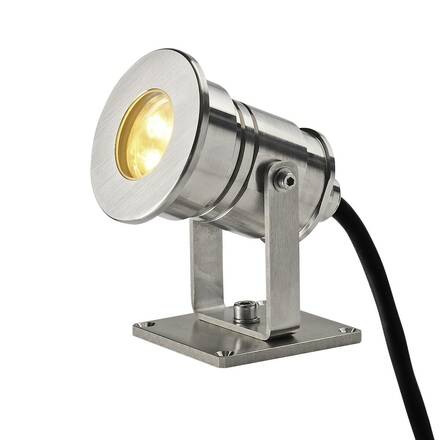 BIG WHITE DASAR PROJEKTOR, venkovní reflektor, LED, 3000K, IP68, nerezová ocel 316, 12–24 V, 7 W 233570