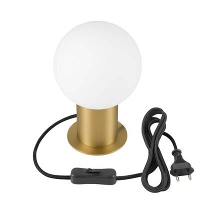 BIG WHITE (SLV) VARYT stolní lampa, E14, IP20, mosaz 1007623