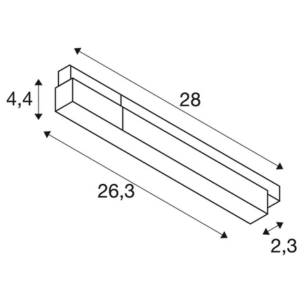 BIG WHITE (SLV) 48V SYSTÉM Intrack LED driver, 48 VDC, 200 W, On/Off, svorka pro připojovací kabel 220-240 VAC, kabelová šachta, bílý 1007875