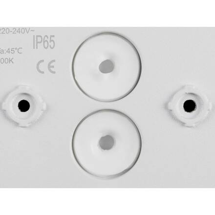 BIG WHITE (SLV) D-RING M nástěnné svítidlo, fáze, 2700/3000 K, fáze, IP65, bílá 1007914