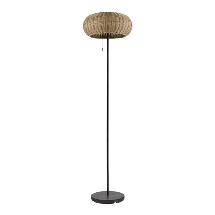 BIG WHITE (SLV) ADEGAN venkovní stojací lampa, solární, 2200 K, IP65, hnědá 1008387