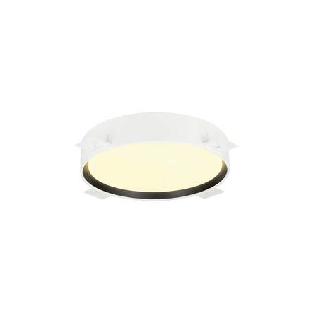 BIG WHITE (SLV) DECONA 30 CL, PHASE, stropní svítidlo pro povrchovou montáž, kulaté, 3000/4000K, 17 W, černá barva 1008918