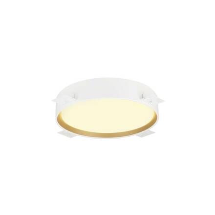 BIG WHITE (SLV) DECONA 30 CL, PHASE, povrchové stropní svítidlo, kulaté, 3000/4000K, 17 W, bílé/zlaté 1008919