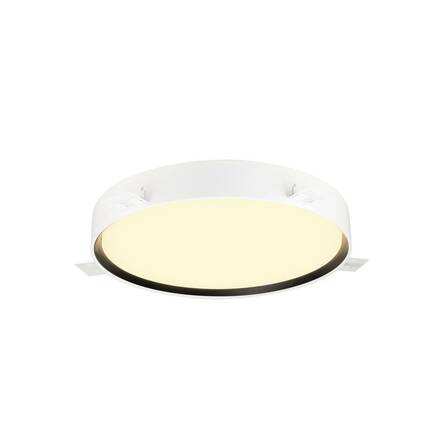 BIG WHITE (SLV) DECONA 42 CL, PHASE, povrchové stropní svítidlo, kulaté, 3000/4000 K, 23 W, černá barva 1008922