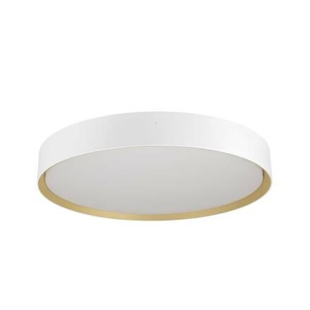 BIG WHITE (SLV) DECONA 42 CL, PHASE, stropní světlo pro povrchovou montáž, kulaté, 3000/4000 K, 23 W, bílá / zlatá 1008923