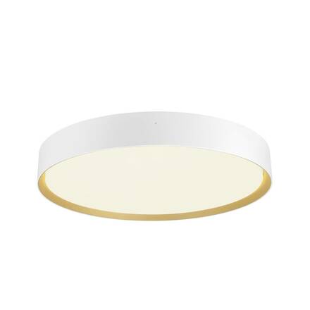 BIG WHITE (SLV) DECONA 42 CL, PHASE, stropní světlo pro povrchovou montáž, kulaté, 3000/4000 K, 23 W, bílá / zlatá 1008923