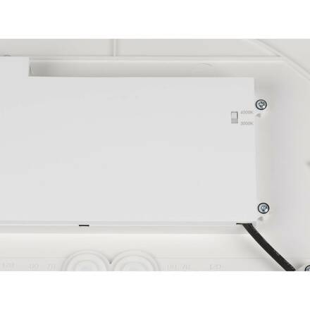 BIG WHITE (SLV) DECONA 42 CL, PHASE, stropní světlo pro povrchovou montáž, kulaté, 3000/4000 K, 23 W, bílá / zlatá 1008923