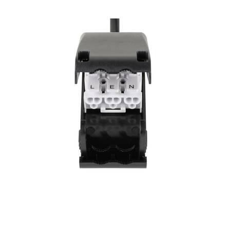 BIG WHITE (SLV) NEW TRIA® 68 vestavné stropní svítidlo, PHASE, AIRTIGHT, kulaté, 2700 K, 7,5 W, černé 1009021