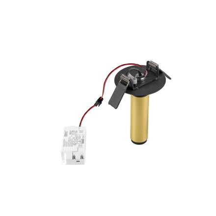 BIG WHITE (SLV) GRIP! S Stropní vestavné svítidlo, PHASE, 2700 K, 29°, IP20, válcové, zlaté / černé 1009058