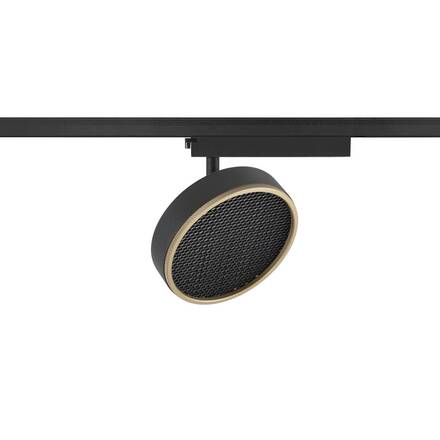 BIG WHITE (SLV) GRIP! FLAT 1~Spot, PHASE, kulatá, 2700/3000 K, 16 W, černá / zlatá 1009131