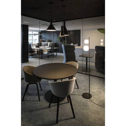 BIG WHITE (SLV) SUN FL G9, stojací lampa, kulatá, 1 x max. 5 W, IP20, černá 1009142