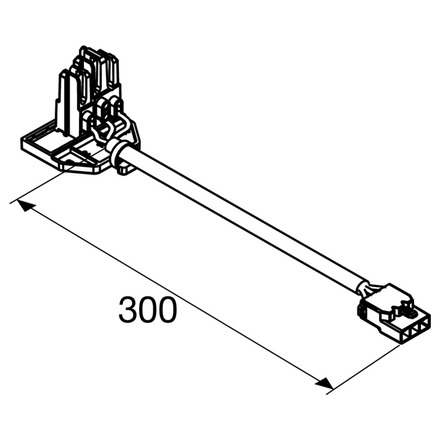 BIG WHITE (SLV) RETRO CON 3P003 Konektor 3-pólová zástrčka 1009197