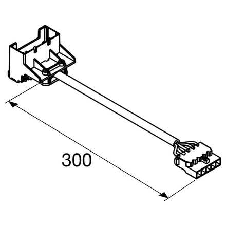 BIG WHITE (SLV) RETRO CON 5P105 Konektor 5-pólová zástrčka 1009206