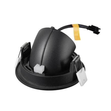 BIG WHITE (SLV) NUMINOS GIMBLE S Stropní vestavné svítidlo, 2700 K, 55°, IP20, kulaté, černé 1009385