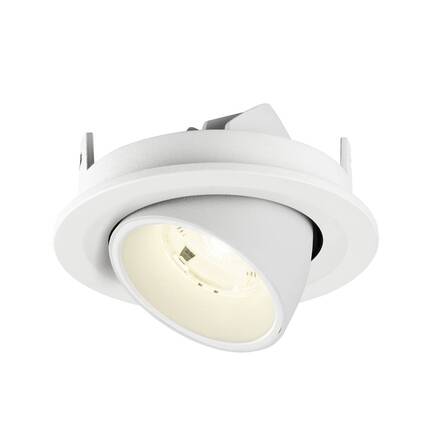 BIG WHITE (SLV) NUMINOS GIMBLE S Stropní vestavné svítidlo, 4000 K, 20°, IP20, kulaté, bílé 1009425