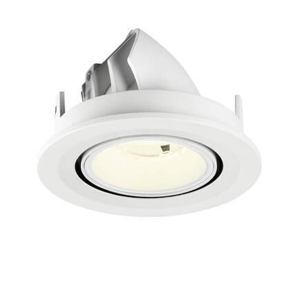 BIG WHITE (SLV) NUMINOS GIMBLE S Stropní vestavné svítidlo, 4000 K, 20°, IP20, kulaté, bílé 1009425