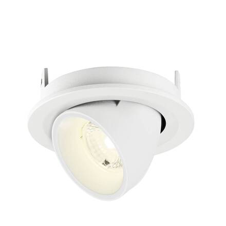 BIG WHITE (SLV) NUMINOS GIMBLE S Stropní vestavné svítidlo, 4000 K, 40°, IP20, kulaté, bílé 1009428