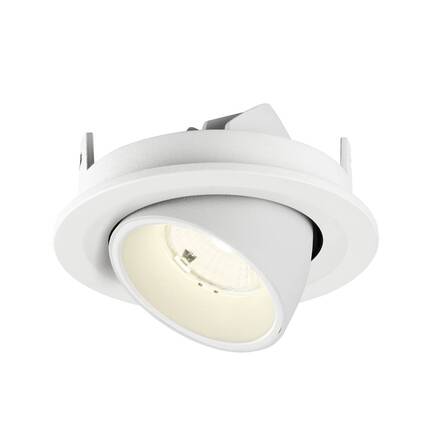 BIG WHITE (SLV) NUMINOS GIMBLE S Stropní vestavné svítidlo, 4000 K, 55°, IP20, kulaté, bílé 1009431