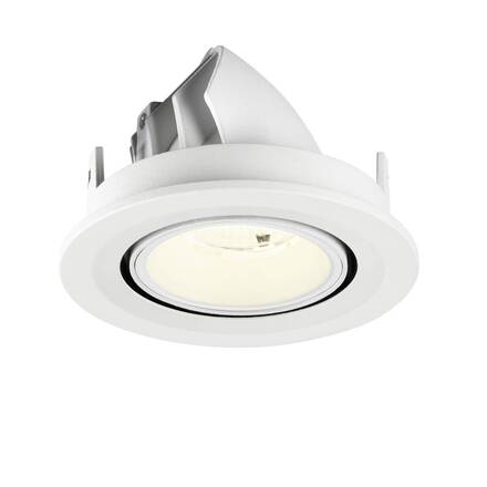 BIG WHITE (SLV) NUMINOS GIMBLE S Stropní vestavné svítidlo, 4000 K, 55°, IP20, kulaté, bílé 1009431