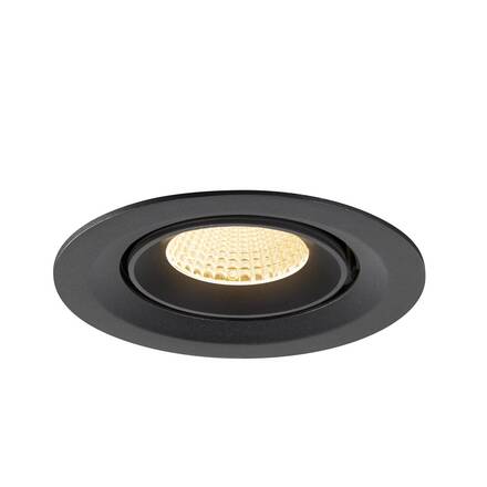 BIG WHITE (SLV) NUMINOS GIMBLE M Stropní vestavné svítidlo, 3000 K, 40°, černé 1009562