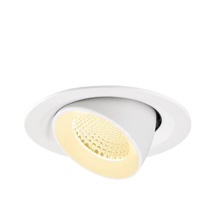 BIG WHITE (SLV) NUMINOS GIMBLE M Stropní vestavné svítidlo, 3000 K, 40°, bílá 1009572