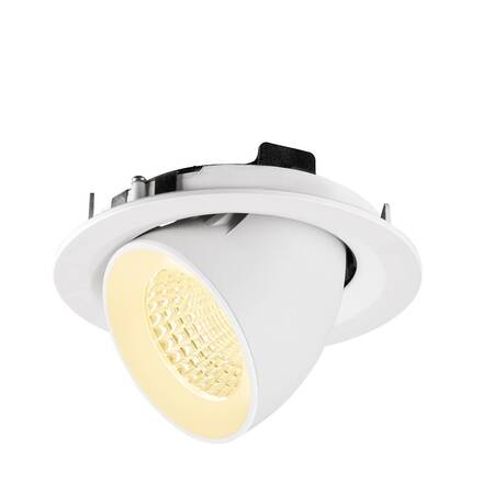 BIG WHITE (SLV) NUMINOS GIMBLE M Stropní vestavné svítidlo, 3000 K, 55°, bílé 1009575