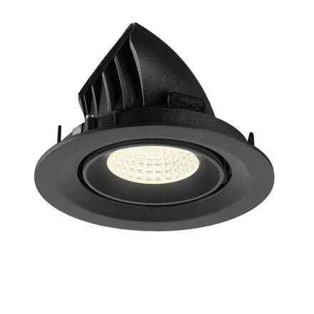 BIG WHITE (SLV) NUMINOS GIMBLE M Stropní vestavné svítidlo, 4000 K, 55°, černé 1009583