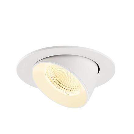 BIG WHITE (SLV) NUMINOS GIMBLE L Stropní vestavné svítidlo, 3000 K, 55°, IP20, kulaté, bílé 1009737