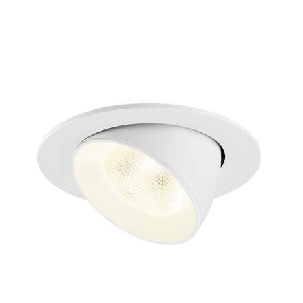 BIG WHITE (SLV) NUMINOS GIMBLE L Stropní vestavné svítidlo, 4000 K, 20°, IP20, kulaté, bílé 1009749